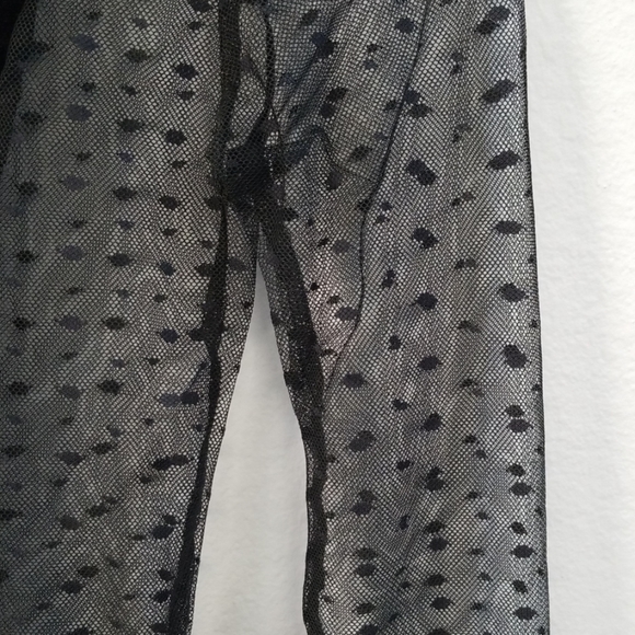 Velour & Mesh Contrast Mini Dress - Picture 5 of 8